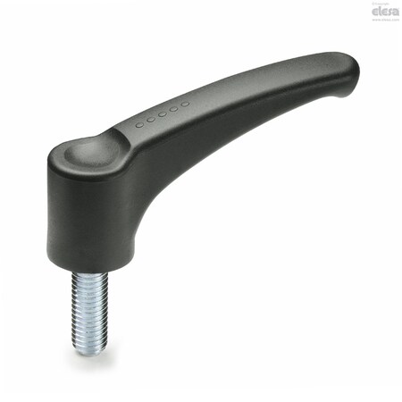 Elesa Zinc-plated steel threaded stud, ERF.95 p-M12x50-C1 ERF-p